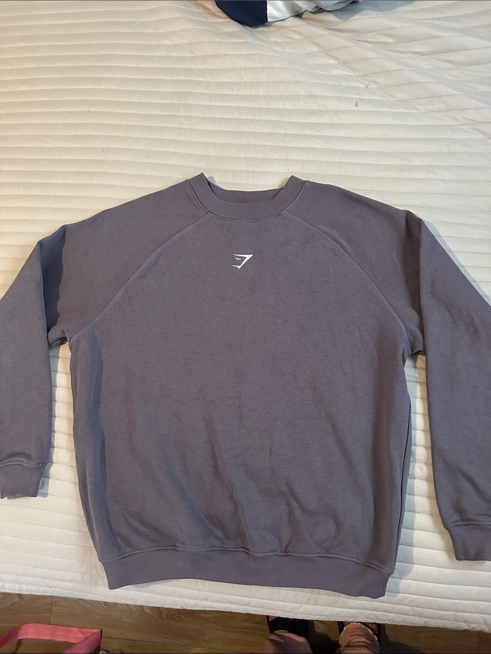 Gymshark Purple Crewneck Pullover Sweatshirt